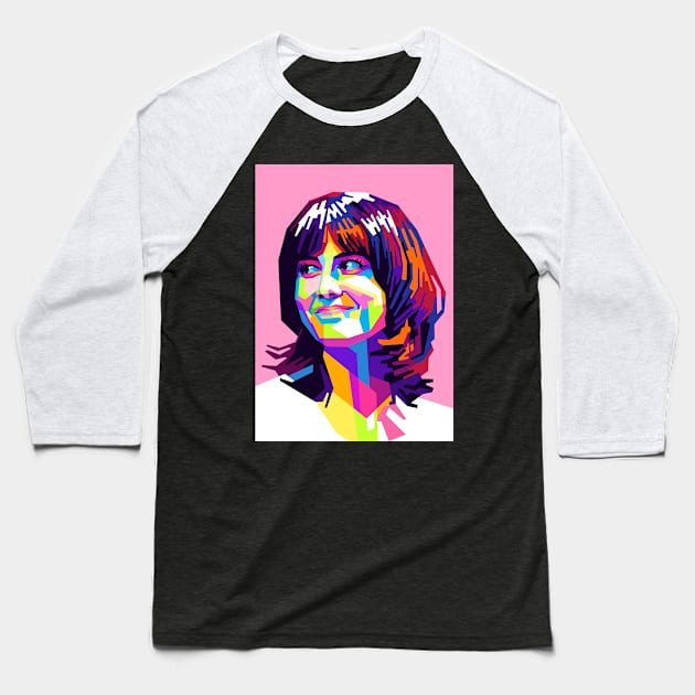 Mary Elizabeth Winstead - WPAP Baseball T-Shirt by Wahyu Aji Sadewa